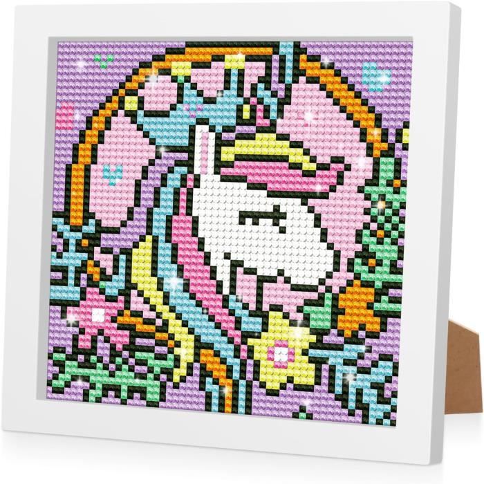 Diamond Painting Licorne - Toile 40x50 Cm - Kit De Loisir Créatif Neuf