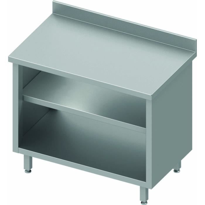 Meuble Bas Cuisine Inox Ouvert - Profondeur 800 - Stalgast