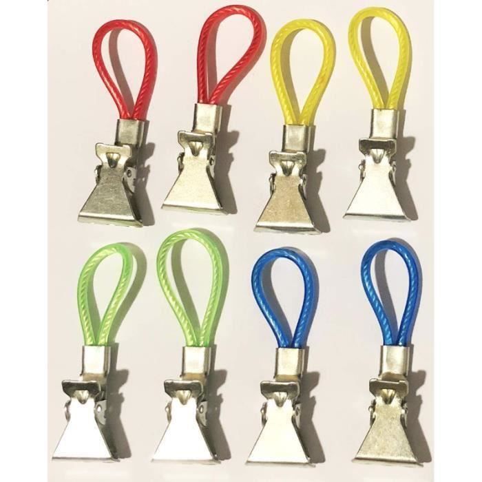 Crochet Pince Pour Torchon Lot De 8 Pince Accroche Torchon Couleur Assortie 5 X 1 5 Cm