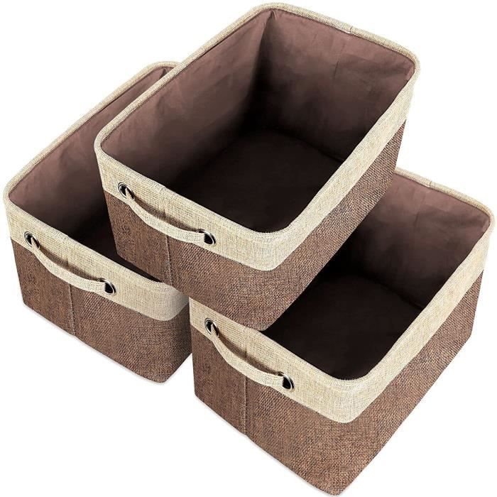 Grand Panier De Rangement En Marbre Géométrique Prismatique, Sac De