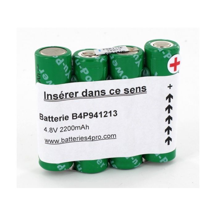 Batterie type 4H-AA2000 pour Compex 4.8V 2.2Ah 941213 - Cdiscount Jeux ...