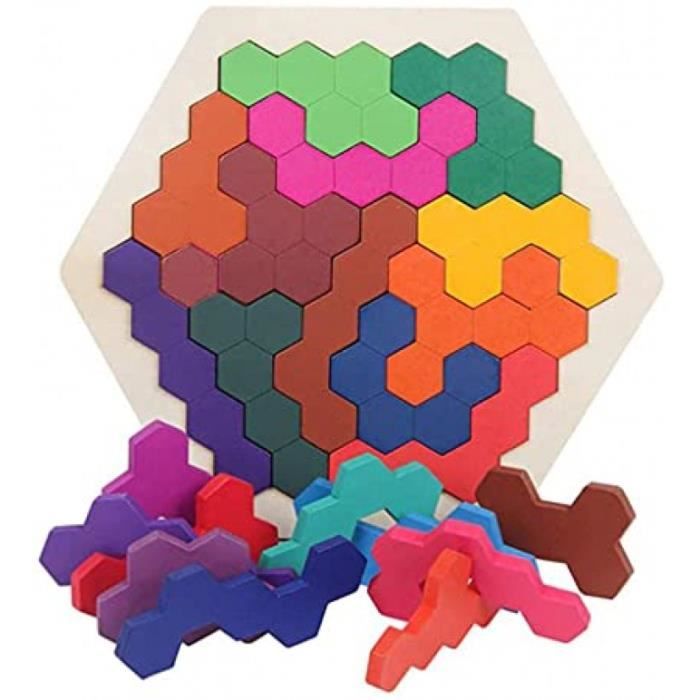 Puzzle Tangram éducatif Montessori - 120 Défis, Jeu De Logique Et De Créativité, Boîte De Voyage - 4