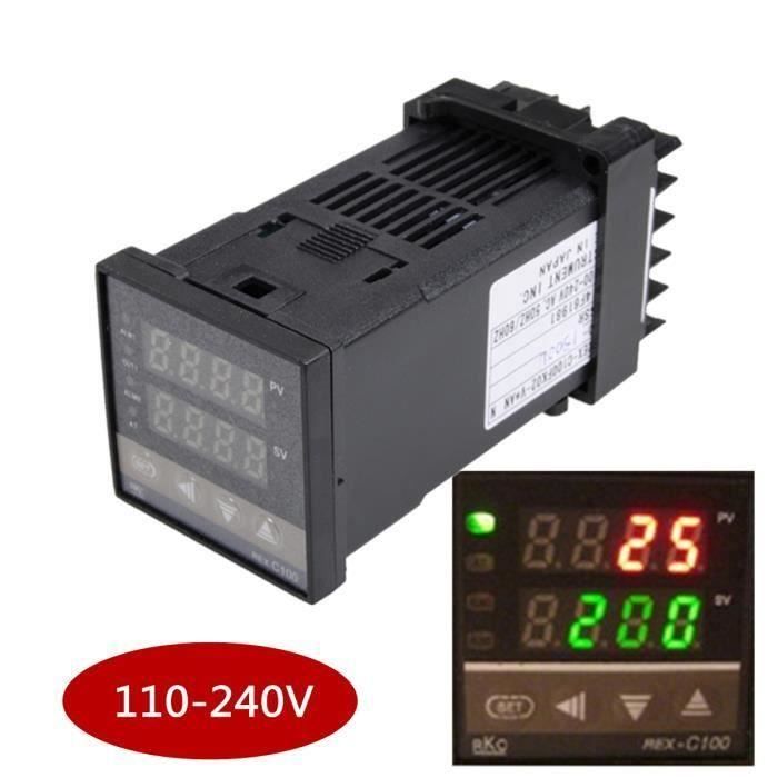 kit de contrôleur de température contrôleur de température PID pour environnement de température sans gaz corrosif Contrôleur de thermostat contrôleur de température 