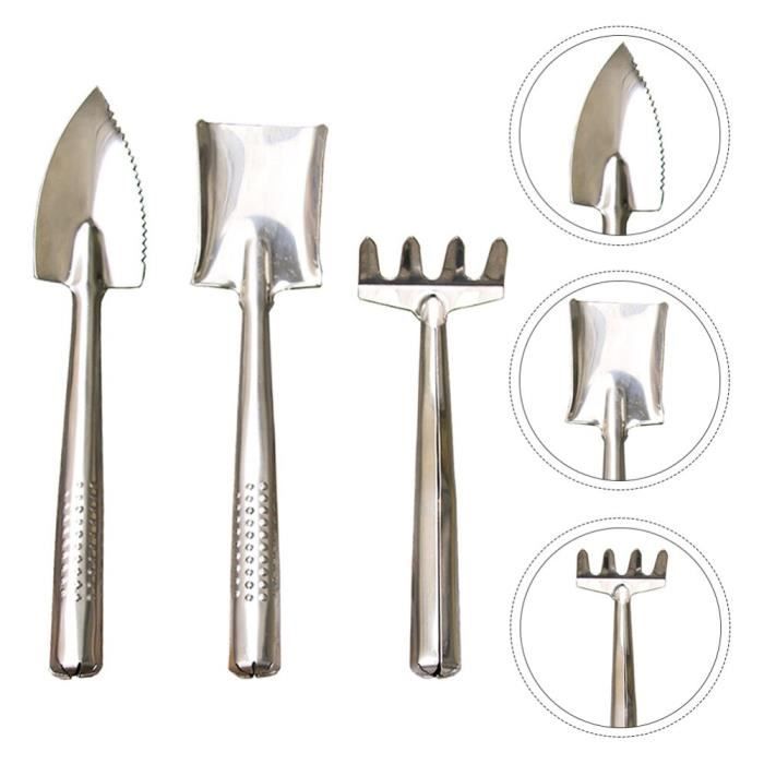 Kit De Jardinage 11 Pièces Vert - Outils Robustes Anti-rouille, Poignées Ergonomiques - Idéal Pour Débutants Et