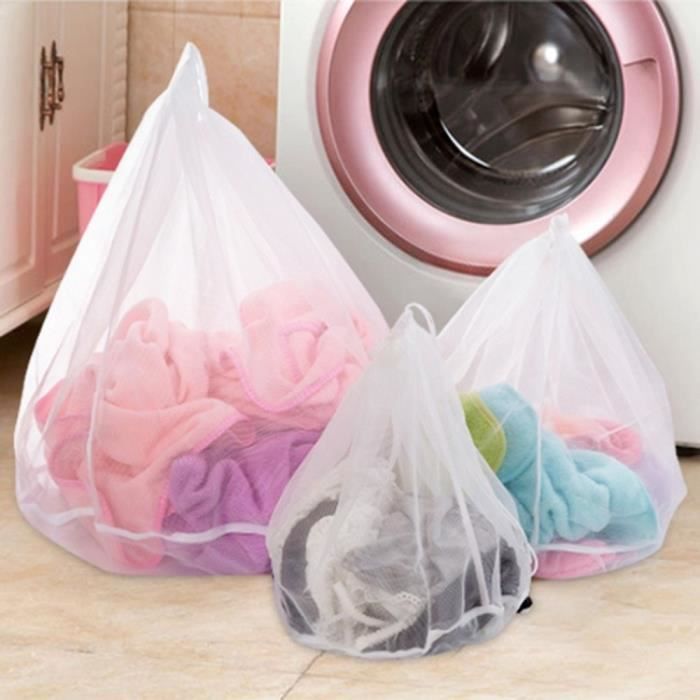 Sacs à linge pour Machine à laver, maille pliable, sac à linge