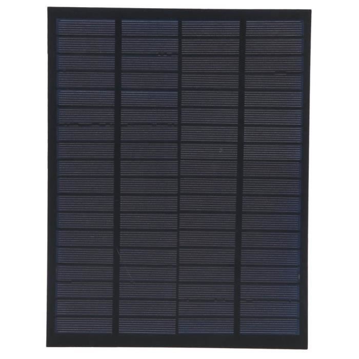 Panneau Solaire Mini 12V 1,5W - 115x90 Mm - Silicium Polycristallin - Pour Petits Projets DIY