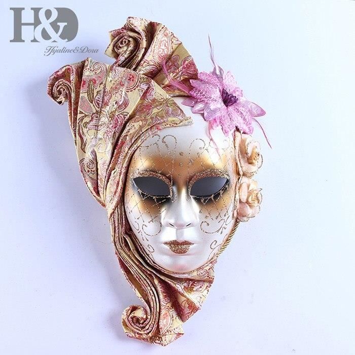 Masques Vénitiens FEQO - Lot De 64 Pièces, 4 Styles Pour Fête Et Carnaval