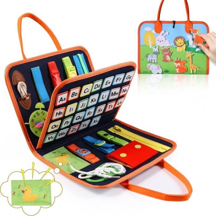 Busy Board Jouets Montessori pour Les Tout Petits de 2 3 4 Ans