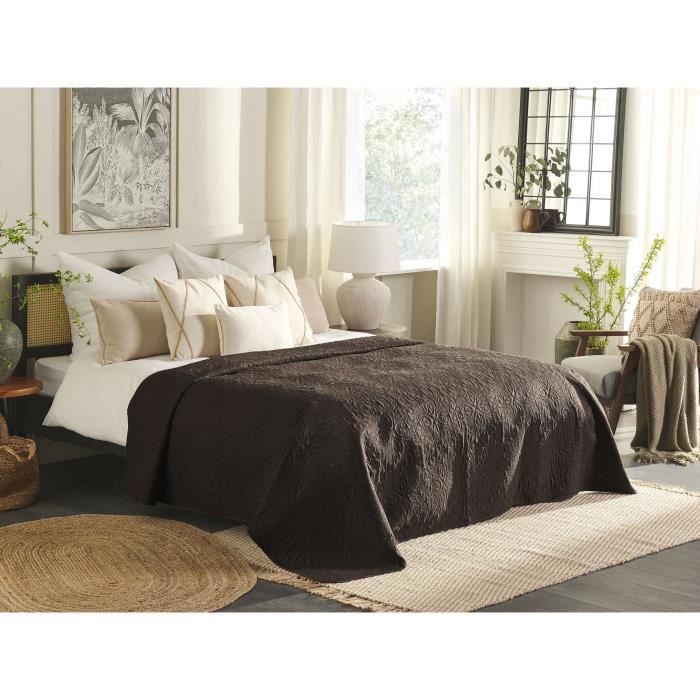 Dreams & Drapes Serene Cavali Pinsonic Bedspread, Silver, 200 X 230 Cm