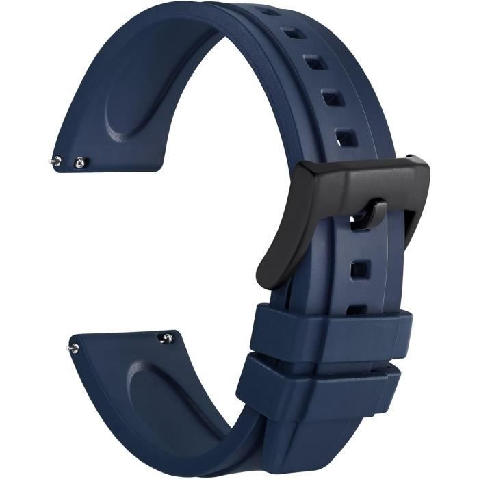 Bracelet Montre Silicone Universel - Souple Et Confortable - Compatible Garmin, Samsung, Etc. - Neuf
