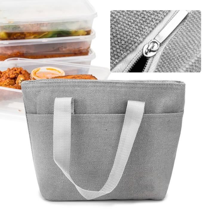 Panier Repas Pour L Isolation Au Froid Panier Repas Pour L Isolation Thermique Au Froid Sac De Nourriture Pour Bebe Aine Gris Cdiscount Maison