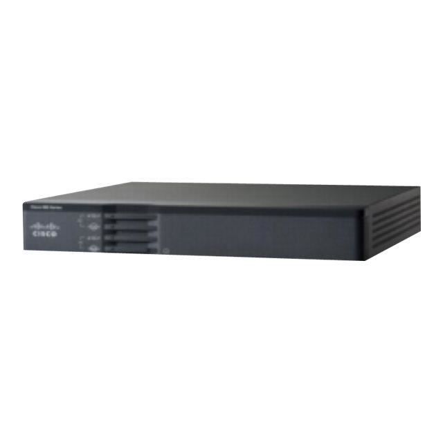 Cisco 867VAE Routeur modem ADSL commutateur 4 ports GigE ports WAN : 2 Montable sur rack