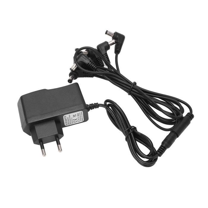 Adaptateur 9V 1A Prise EU Pour Pédale D'effet Guitare - Alimentation Bas Bruit, Léger