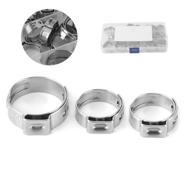 Collier De Serrage Tuyau échappement 95-110mm - Support Moto, Fixation Métal Plastique | Diamètre Ajustable