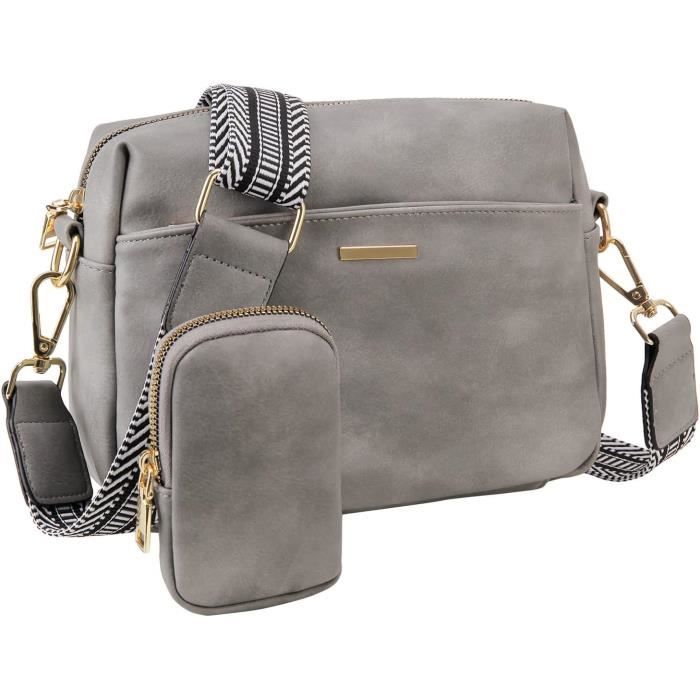 Sac à Bandoulière Pour Femmes GOIACII - Cuir Végétalien, Dimensions 30x20x9 Cm, Léger Et Spacieux