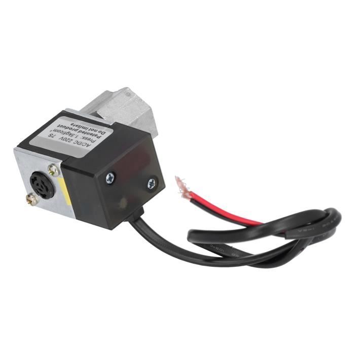 Électrovanne Aluminium Piston Inox – 2 Voies NO G1/4" 12V CC, Silencieuse Sans Huile Pour Compresseur D'Air