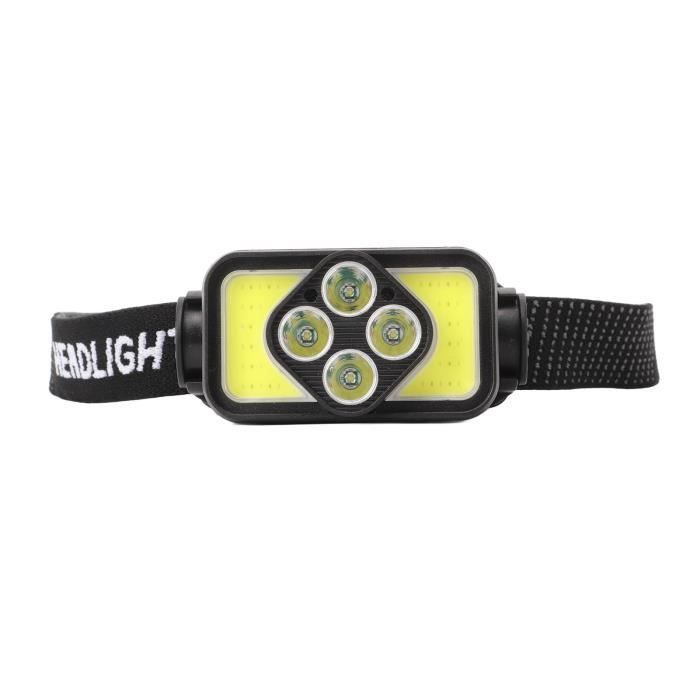 Lampe Frontale Rechargeable LED Ultra Puissante 230° Avec Capteur Mouvement - Étanche IPX4 Pour Sports Outdoor