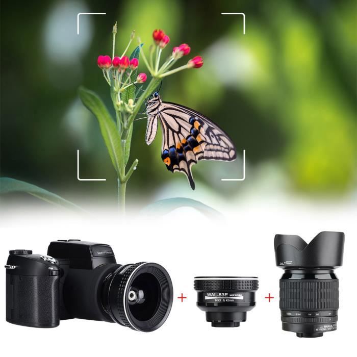 JIM-7694954231752-caméra HD Appareil photo numérique DSLR 33MP HD, Caméscope photo numérique 8X ZOOM avec écran TFT 3.0 photo numeri