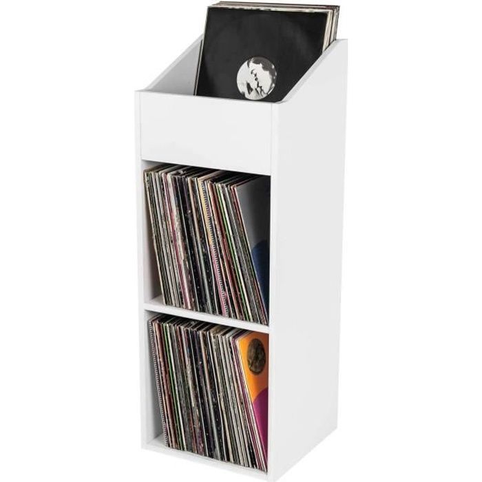 GLORIOUS - RECORD BOX 330 WHITE - Casier de rangement 330 vinyles finition blanc