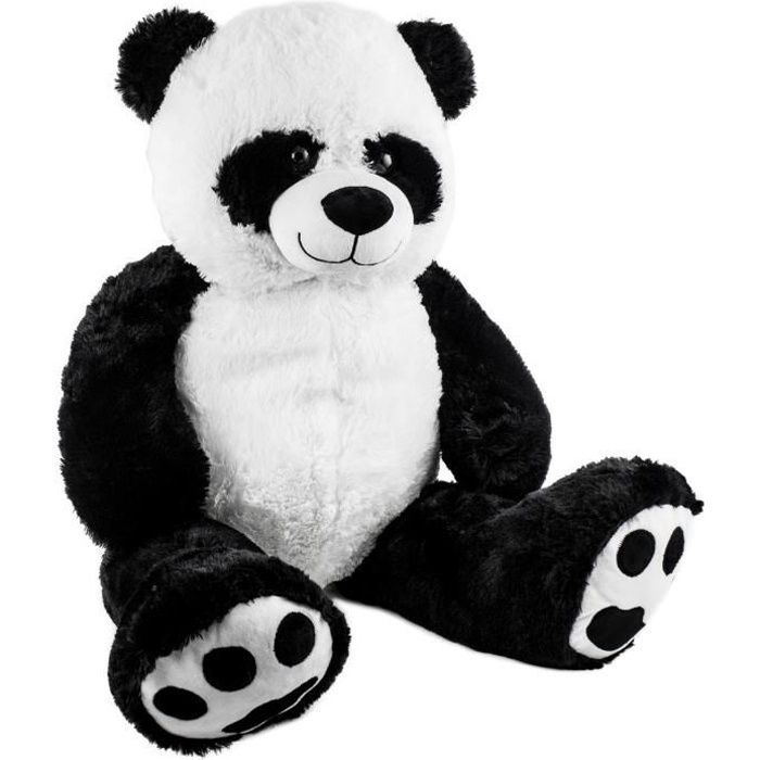 BRUBAKER Peluche geante XXL Panda Nounours 100 cm Cdiscount Jeux Jouets