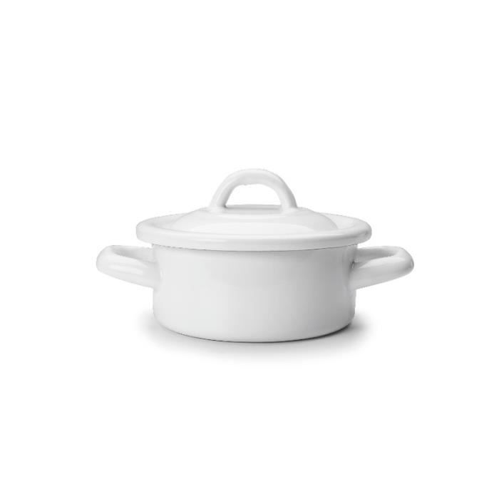Faitout - IBILI - 902712 - Acier Émaillé - 12 cm - 0.36 L - Tous feux