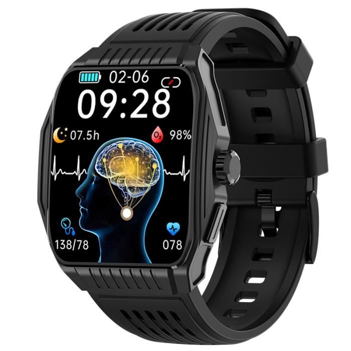 INF Montre connectée avec aide au sommeil, ECG, appels Bluetooth