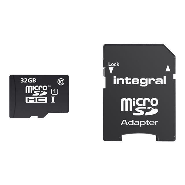 ISONIX Carte Mémoire Micro-sd 32 go Micro SDHC/SDXC + Adaptateur 100% Réel  Class 10 bLUE - Cdiscount Appareil Photo