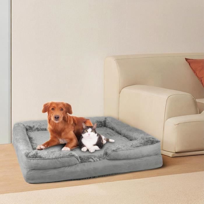Comparer les prix de Lit pour Chien - JEOBEST - 106*80*20cm - Gris - Rectangulaire - Intérieur