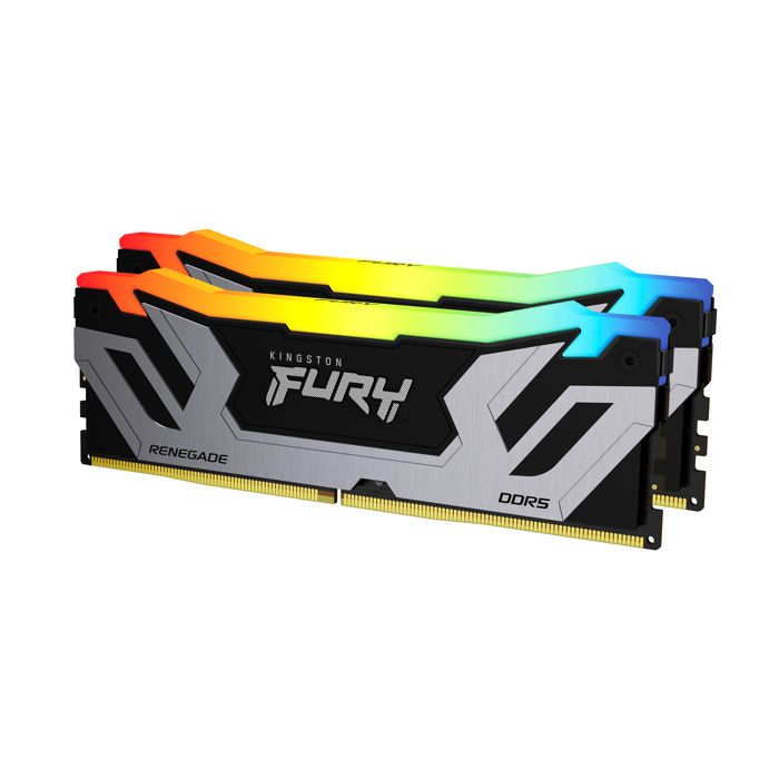 Kit de mémoire RAM - KINGSTON - FURY Renegade - 48Go - 8400MT/s - RGB Silver
