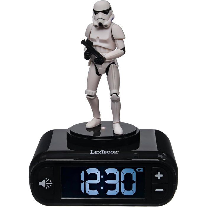 LEXIBOOK Réveil digital avec veilleuse Stormtrooper et effets sonores - vue 8