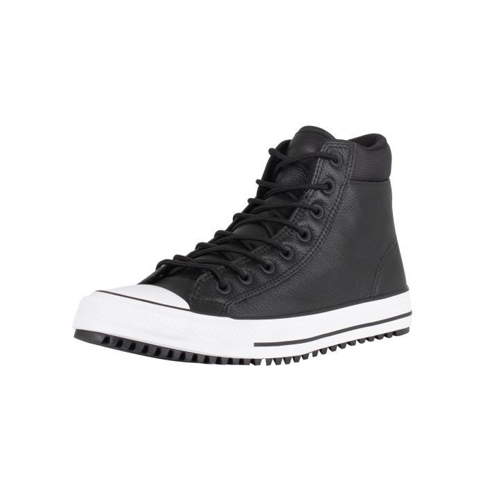 converse homme cuir noir