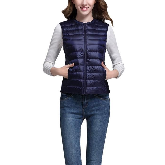 Gilet En Polaire Pour Femme - Sans Manches, Chaud Et Léger - Fermeture éclair - Plusieurs Couleurs Et Tailles