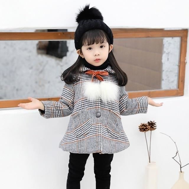Zencart Hiver Bebe Fille Plaid Manteau En Laine Coupe Vent Veste Epaisse Vetements Chauds Mode Printemps Et Automne Hiver Beige Caramel Colour Cdiscount Pret A Porter