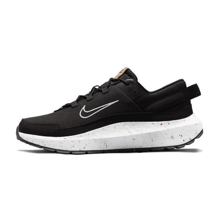 Nike Baskets - NIKE - Crater Remixa - Noir / Blanc - Textile - Lacets - Plat