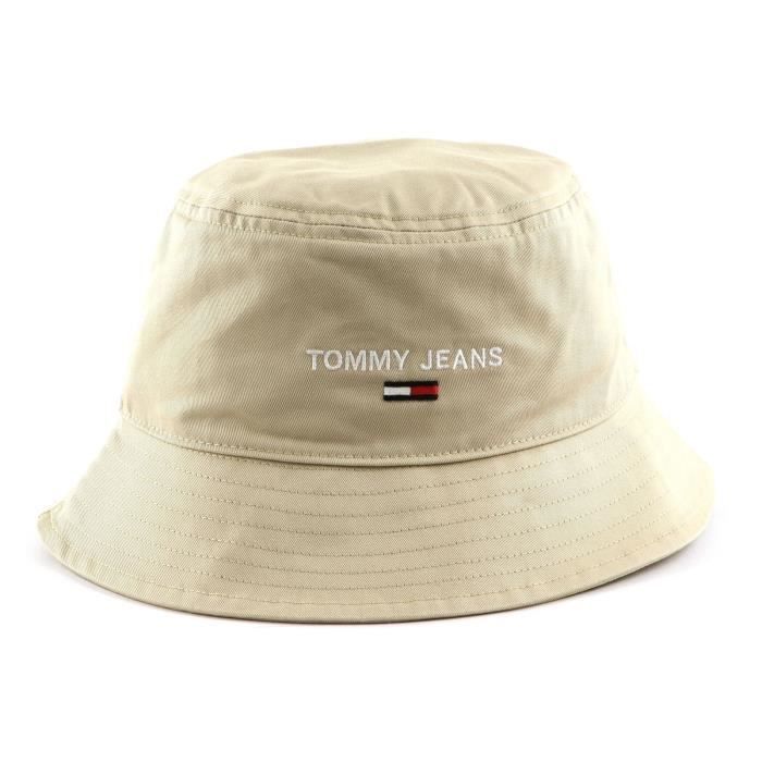 TOMMY HILFIGER TJM Sport Hero Bucket Hat [174789] - chapeau chapeau  Savannah sand (bleu) - Cdiscount Prêt-à-Porter