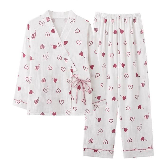 Survêtement Femme Ensemble PASUDA Ensemble Femme 2 Pièces Pyjama Hiver Automne Haut Pyjama Hiver Femme