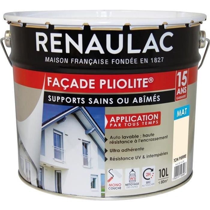 Peintures monocouche façades : climats extrèmes, terrasses et balcons | V33