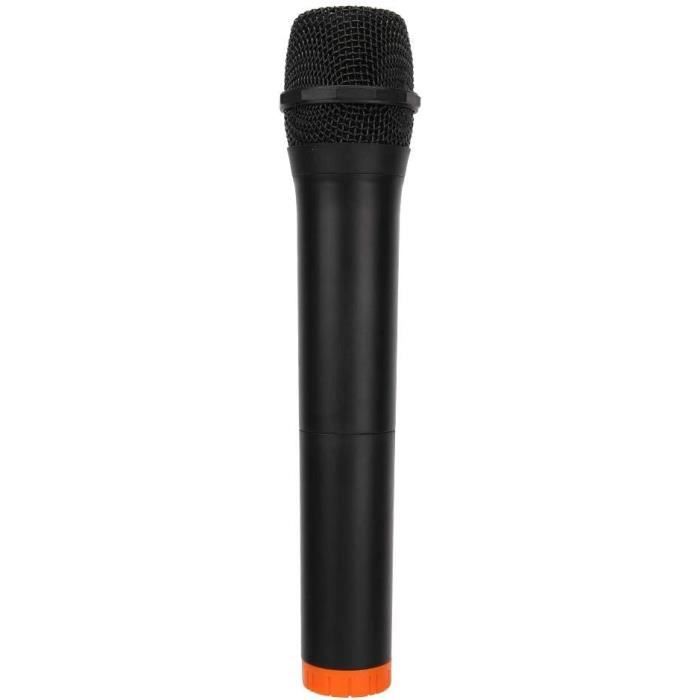 Microphone à main sans fil, professionnel 2 en 1 VHF universel USB
