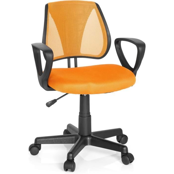 DREAMADE Chaise Bureau Ergonomique Enfant 6-15 Ans - Siège Réglable Maille Respirante Bleu