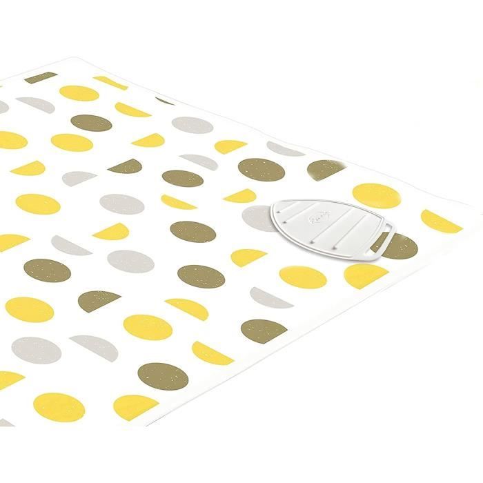 Tapis à Repasser Pliable 45x70 Cm - Avec Repose-fer - Pour Table, Lit, Voyages - Rose
