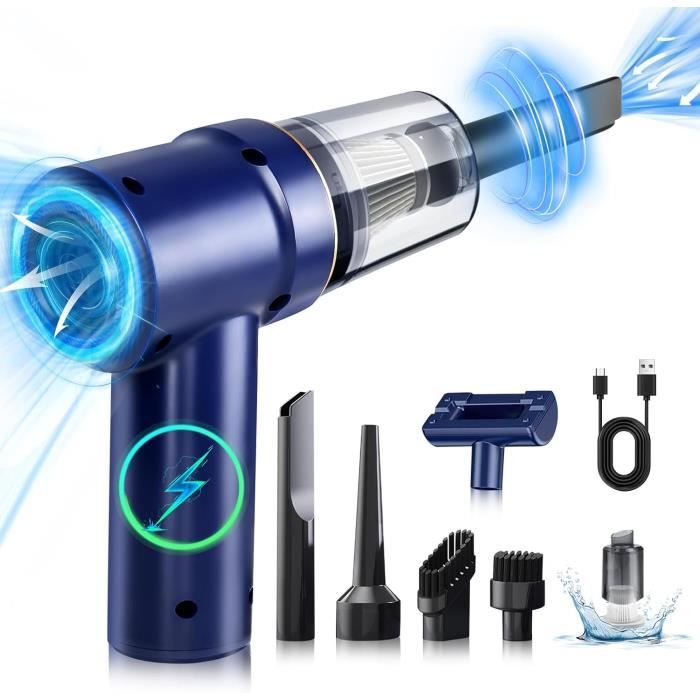 📢📢50 % de réduction !! ⏰Ensemble d’Aspirateur à Main Sans Fil Multifonctionnel pour Voiture