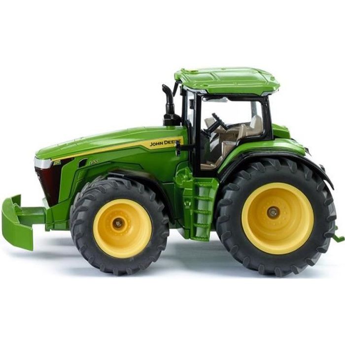 Tracteur miniature - SIKU - John Deere 8R 370 - Échelle 1/32 - Vert - Jouet fonctionnel - Attelage avant interchangeable
