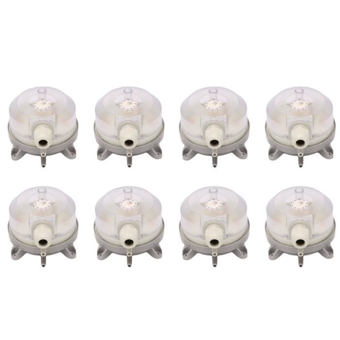 Interrupteur Pression Différentielle Air PRATYAHARA - Réglable 30-300Pa Ou 1-5kPa - Pour Ventilation, Climatisation, Filtres - Précision +/-1%