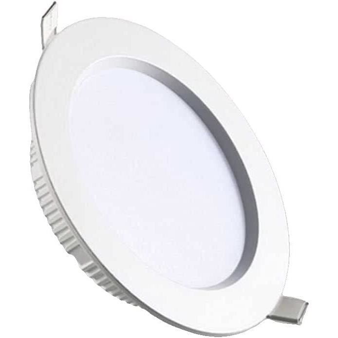 Mini Spots LED Encastrés 1.5W – Downlights Bijoux Ronds 27mm – Blanc Chaud/Froid – Argenté/Noir/Blanc/Doré – Éclairage Précis & Éco