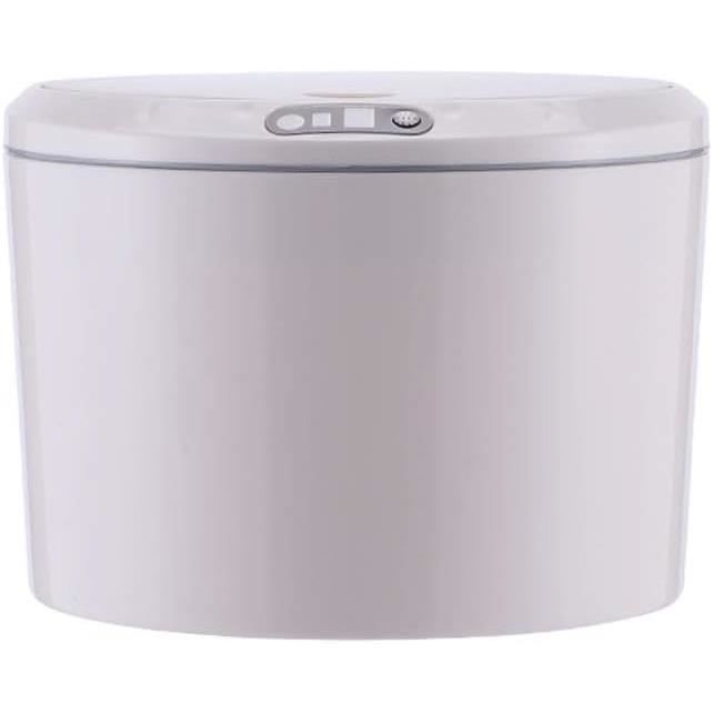 Lot De 2 Mini Poubelles De Table Mignonnes Avec Couvercle - Rose + Bleu - 12,5 X 16 Cm