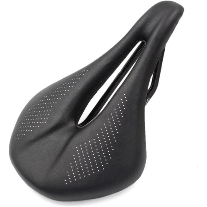 Selle Vélo Carbone Ultra Légère 168g – Cuir PU Respirant, Design Ergonomique Pour Route Et VTT