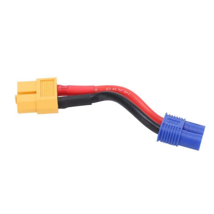 Swaytronic Câble adaptateur XT60 mâle vers Mini Tamiya femelle