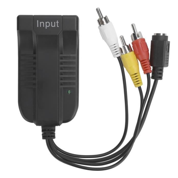Connectique Audio Vidéo Convertisseur HDMI Vers S-Vidéo RCA SUNNATCH - Adaptateur Vidéo Composite Adaptateur Rca Vers Hdmi