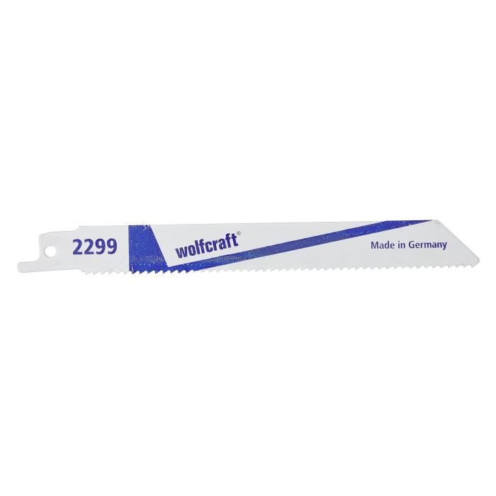 Lame De Scie Wolfcraft 90 Mm - Pour Bois, MDF, Panneaux - Queue En T - Denture Conique