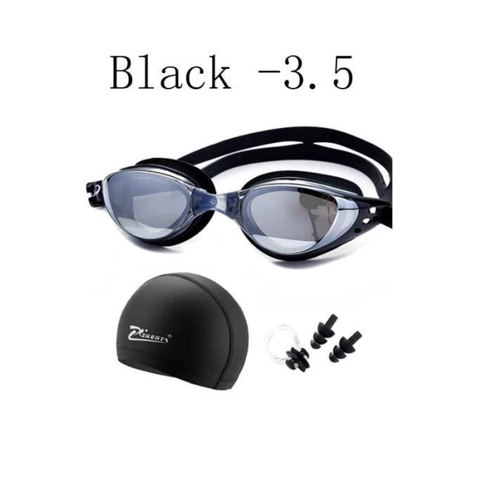 Lunettes De Natation WT1300 – Verres Argentés Anti-buée, Joints Silicone, Bouchons Oreilles Intégrés, étui Inclus